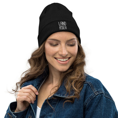 Land & Sea Organic Ribbed Beanie